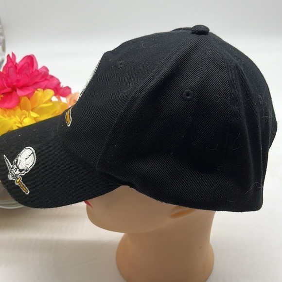 Stoned to the Bone Black Skull Baseball Hat Adjustable. HT1217 - Picture 2 of 6